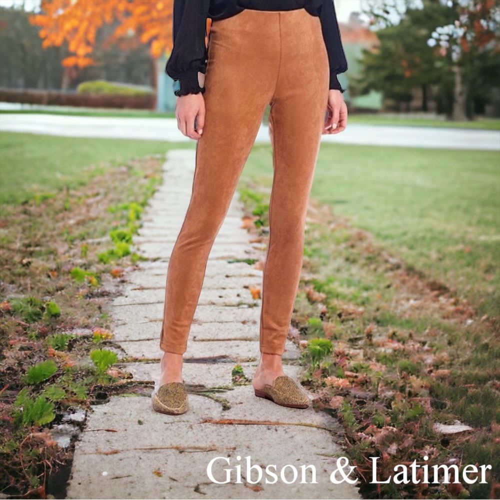 ❤️💗❤️ Faux Suede High Rise Ponte Leggings